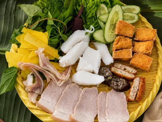 Bún đậu 1 người
